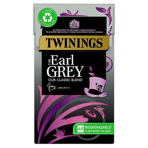 Twinings - Earl Grey Teabags, 40 Bags | Pack of 4