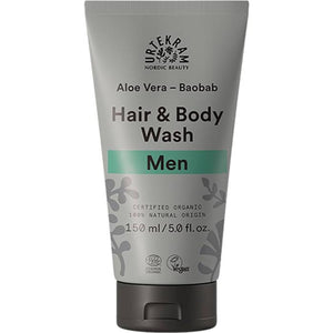 Urtekram - Mens Hair & Body Wash, 150ml