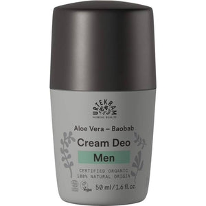 Urtekram - Mens Organic Cream Roll on Deodorant, 50ml