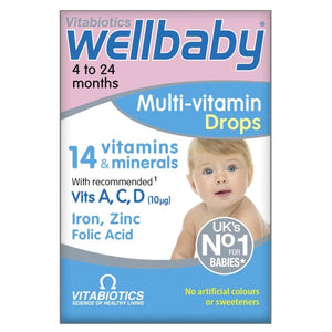 Vitabiotics - Wellbaby Multivitamin Drops, 30ml