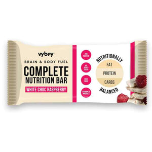 Vybey - Complete Meal Bar White Choc Rasp, 80g