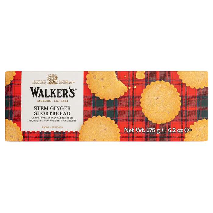 Walker's Shortbread - Shortbread Stem Ginger, 175g