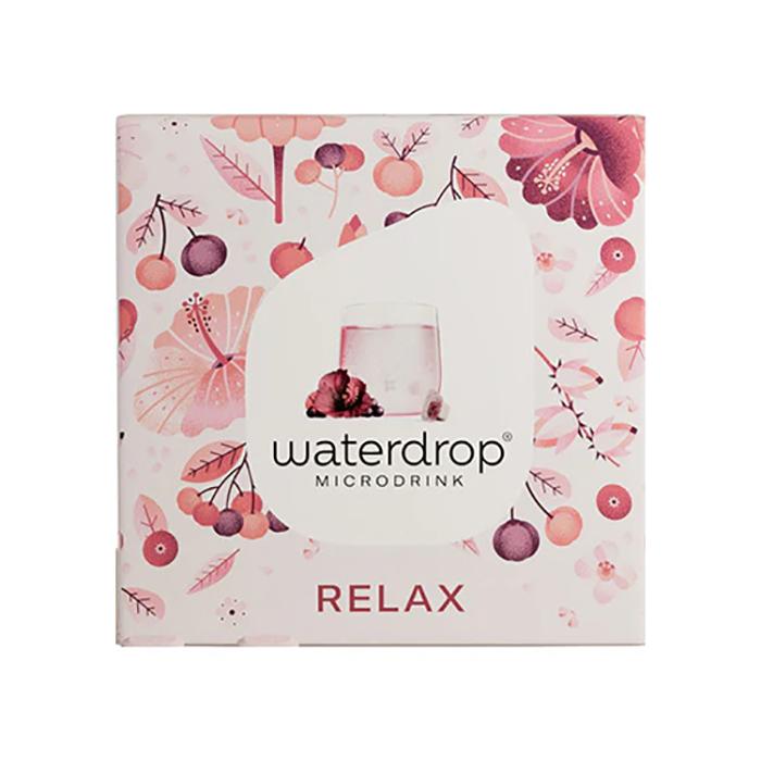 Waterdrop - Relax Microdrink Sachets, 12 Sachets - Pack of 6