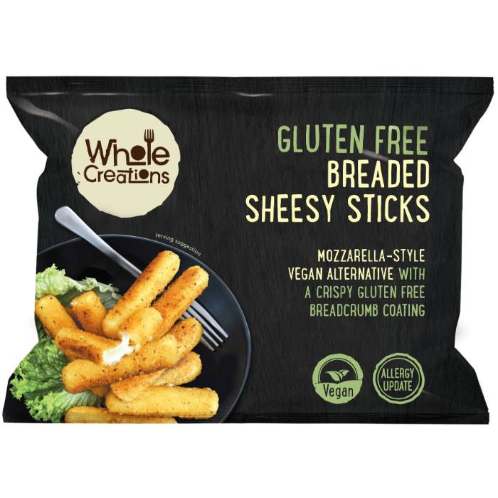 Wholecreations - Gluten-Free Breaded Sheesy Sticks, 200g
