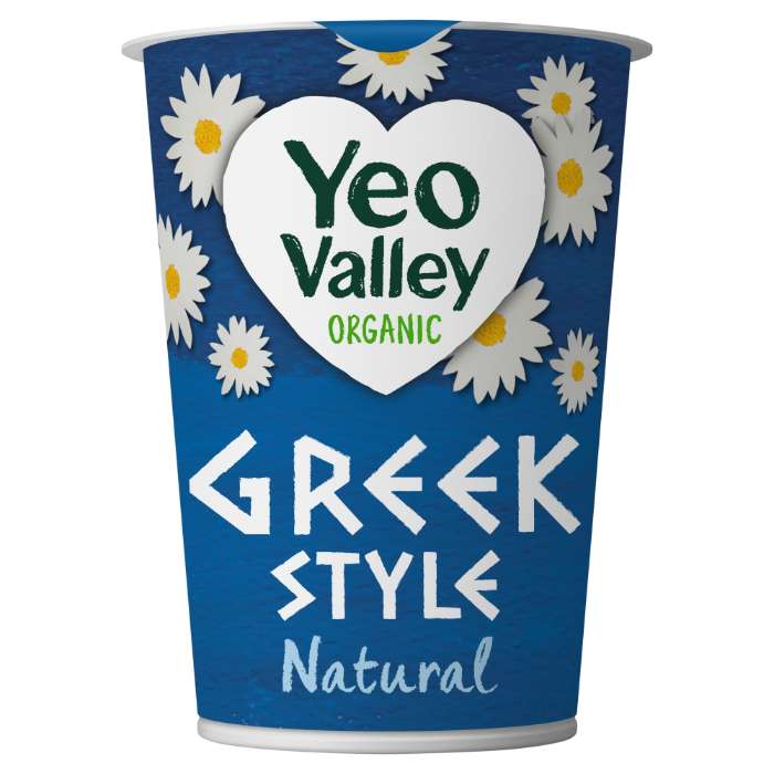 Yeo Valley - Organic Natural Yogurt Greek Natural, 450g