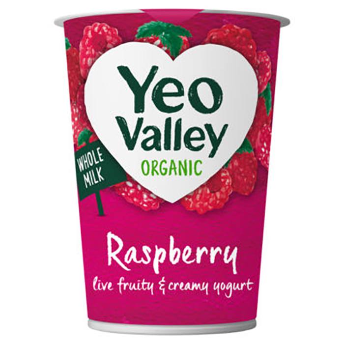 Yeo Valley - Organic Natural Yogurt Raspberry, 450g
