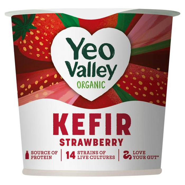 Yeo Valley - Strawberry Fruit Yogurt Kefir, 350g