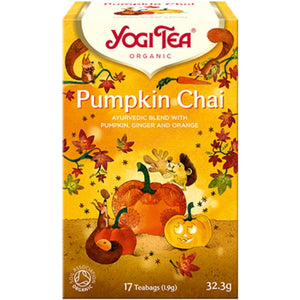 Yogi - Organic Pumpkin Chai Tea, 17 Bags | Pack of 6