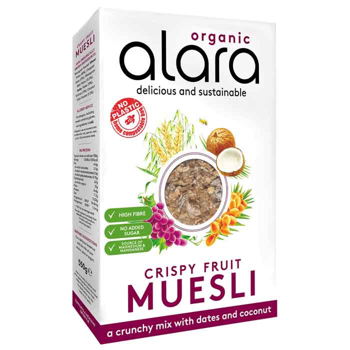 Alara - Organic Muesli - Fruit, 550g