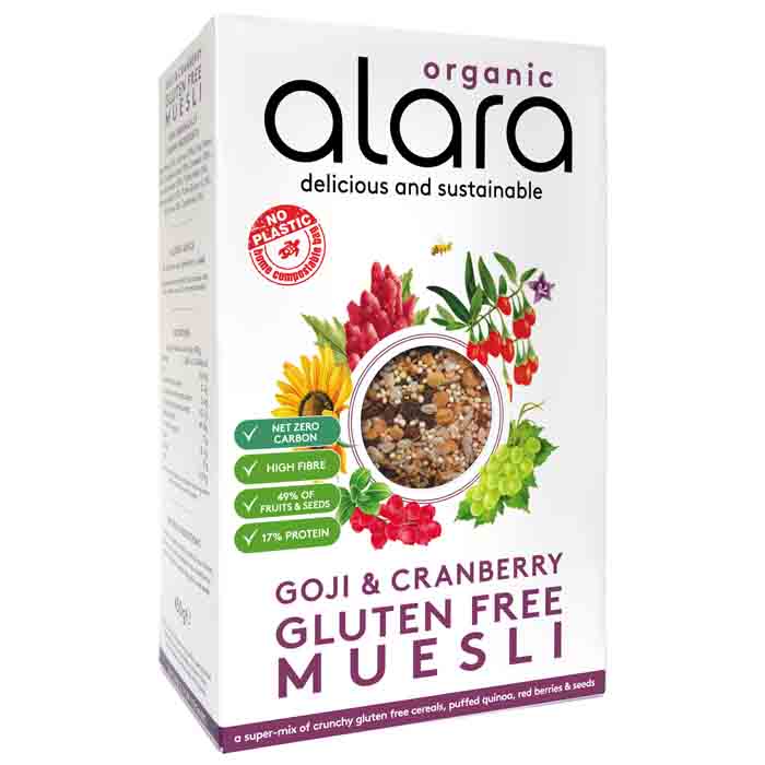 Alara - Organic Muesli - Goji & Cranberry, 450g