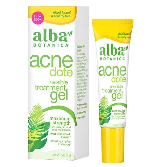 Alba Botanica - Acne Invisible Treatment Gel, 14g - front