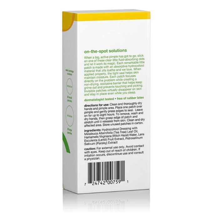 Alba Botanica - Acnedote Pimple Patches, 40 Pack - back