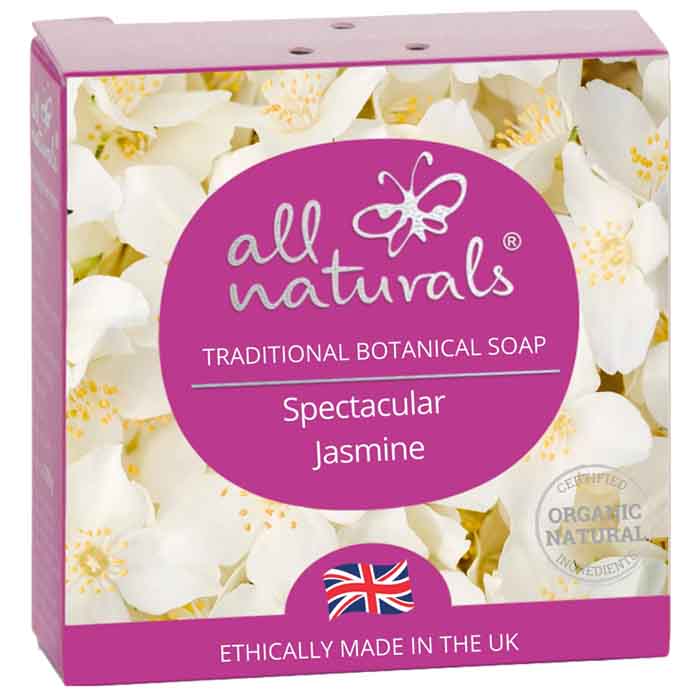All Natural - Natural Organic Soap Bars -Jasmine, 100g