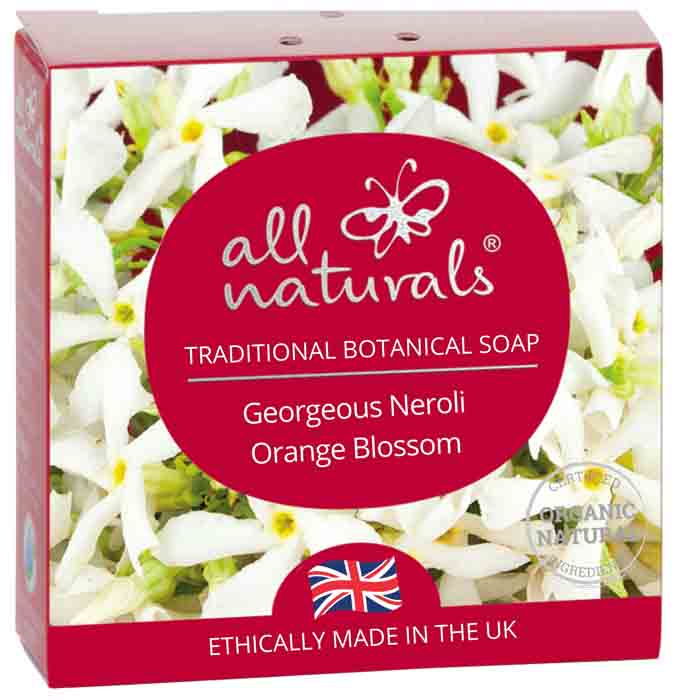 All Natural - Natural Organic Soap Bars -Neroli, 100g