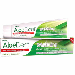 AloeDent - Whitening Aloe Vera Toothpaste with Fluoride, 100ml