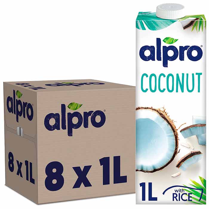 Alpro - Organic Coconut Milk -8-Pack, 1L