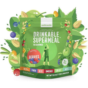 Ambronite - Complete Meal Shake - Berries Flavour 1600kcal, 378g