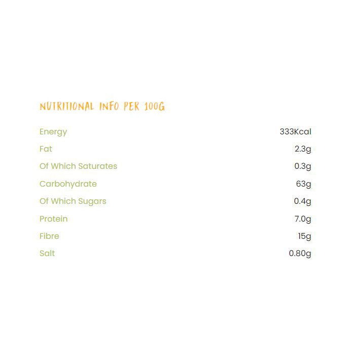 Amisa - Organic Gluten-Free Crispbreads - Quiona Fibre Plus ,100g - back
