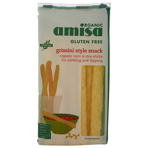 Amisa - Organic Gluten-Free Grissini Rice & Corn, 100g