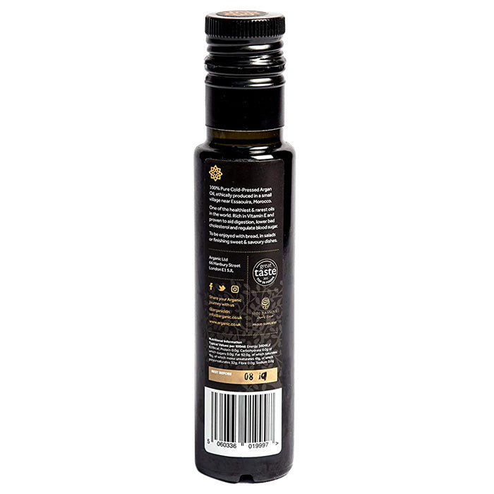 Arganic - Organic Culinary Argan Oil, 100ml - back