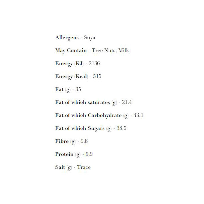 Beech's - Dark Chocolate Bars - Ginger, 60g  - back