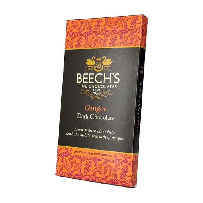 Beech's - Dark Chocolate Bars - Ginger, 60g