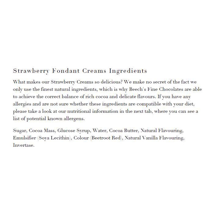 Beech's - Fondant Creams - Summer Strawberry, 90g - back