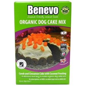 Benevo® - Organic Dog Cake Mix (Carob & Cinnamon Cake), 140g