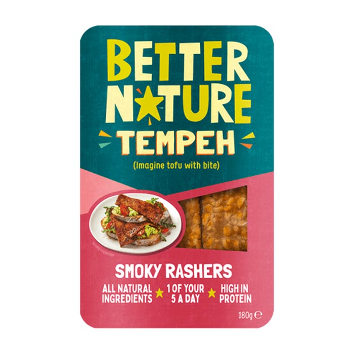Better Nature - Smoky Tempeh Rashers, 180g