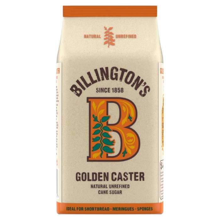Billington's - Golden Natural Unrefined Caster Sugar - 1kg