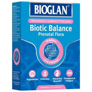 Bioglan - Biotic Balance Prenatal Flora, 30 Capsules