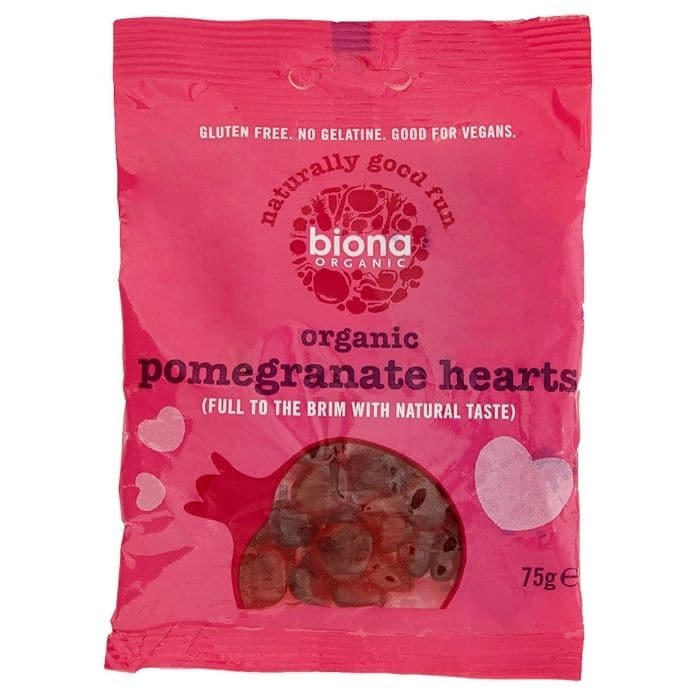 Biona - Organic Pomegranate Hearts, 75g