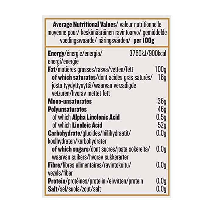 Biona - Organic Pumpkin Seed Oil, 250ml - back