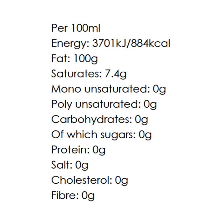 Biona - Organic Rapeseed Oil - First Cold Pressing, 500ml - Back