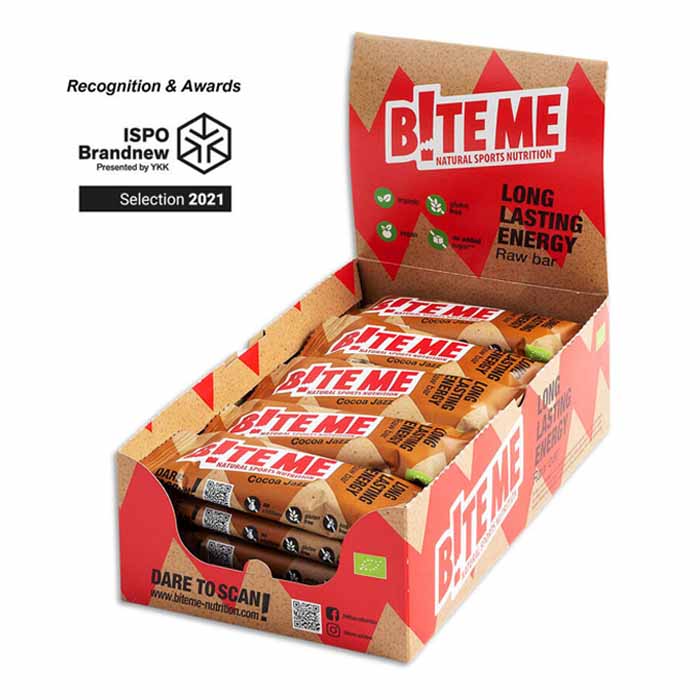 Bite Me - Raw Bars - Cocoa Jazz 20-Pack, 45g