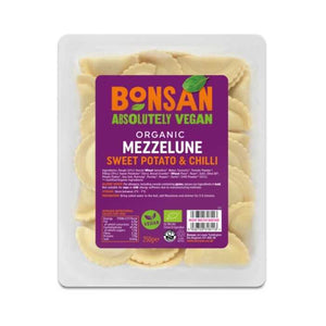 Bonsan - Organic Mezzelune with Sweet Potato & Chilli, 250g