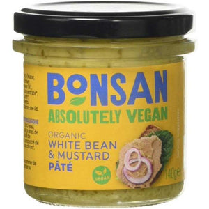 Bonsan - Organic White Bean & Mustard Pâté, 140g