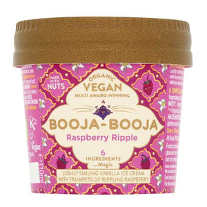 Booja Booja - Raspberry Ripple Vegan Ice Cream | Multiple Sizes