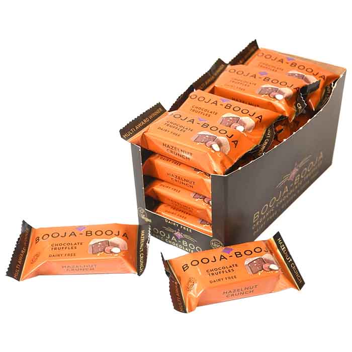 Booja Booja Company - Organic Hazelnut Crunch Chocolate Truffles - Organic Hazelnut Crunch Truffle