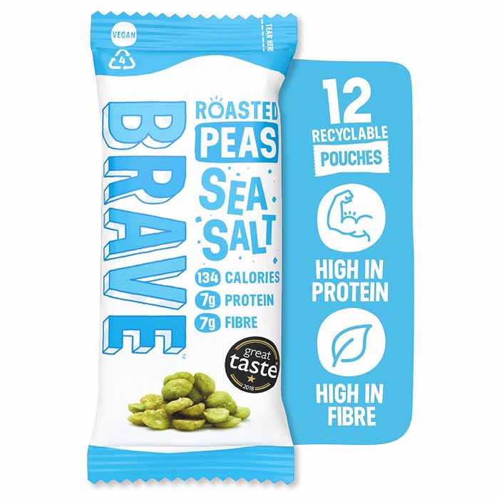 Brave Foods - Roasted Peas - Sea Salt, 35g