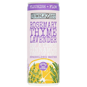 Bumblezest - Flourish & Flow Sparkling Rosemary & Thyme, 250ml