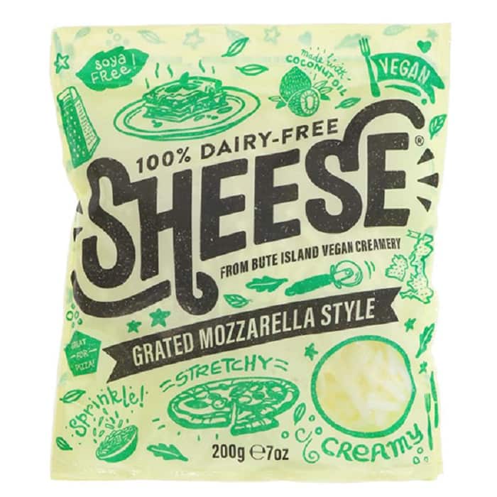 Bute Island - Grated Mozzarella Style Sheese, 200g