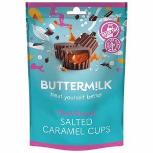 Buttermilk - Dairy-Free Salted Caramel Cups, 100g  | Multiple Options