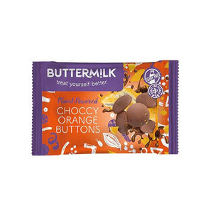 Buttermilk - Plant Powered Choccy Orange Buttons, 42g