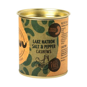 Cajuu - Lake Natron Cashew Nuts Tube, 80g | Multiple Flavours