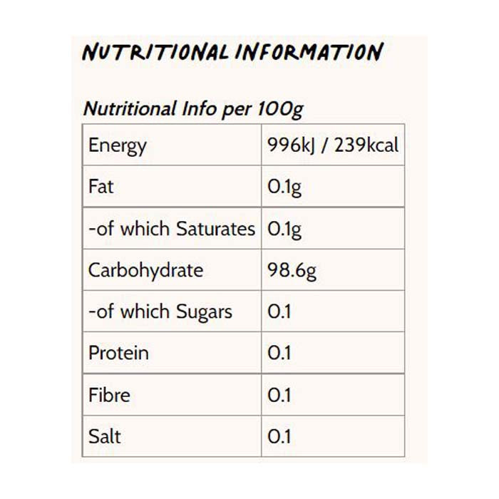 Candy Shack - Sugar-Free Rhubarb & Custard, 120g - back