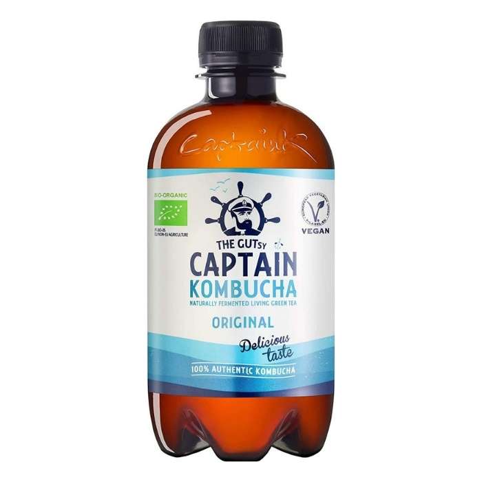 Captain Kombucha - Original Kombucha - 400 ml - Front