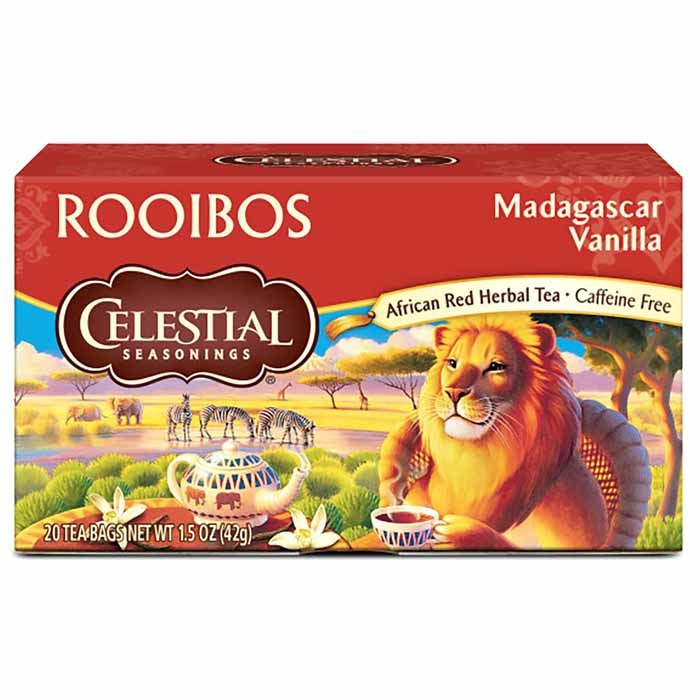 Celestial Seasonings  - Madagascar Vanilla Rooibos Tea, 20 Teabags