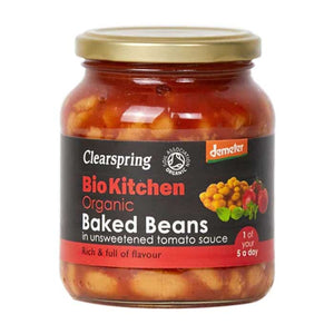 Clearspring - Demeter Organic Baked Beans (Unsweetened), 350g
