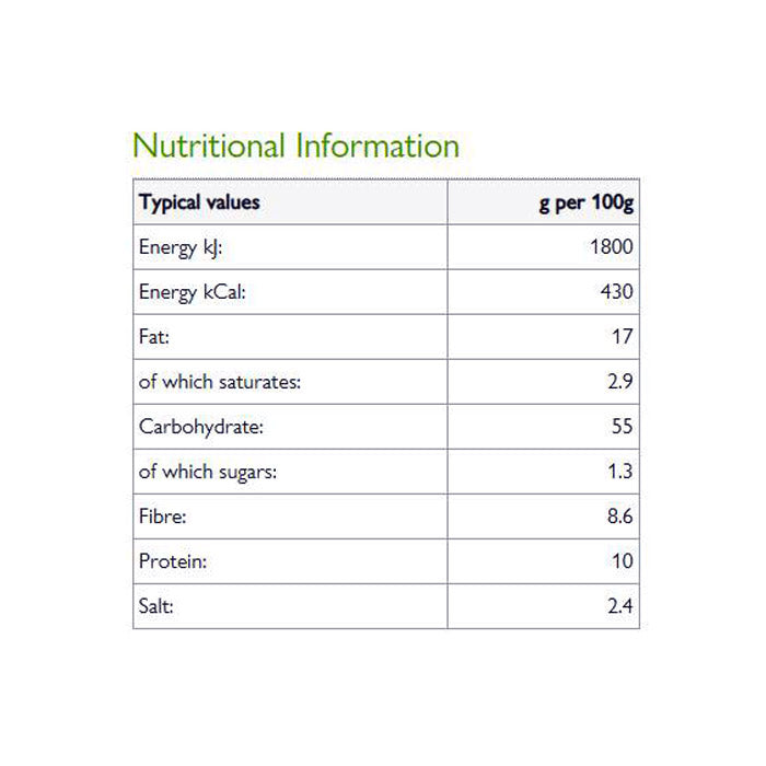 Clearspring - Organic Oatcakes Sea Vegetable & Black Pepper, 200g - back